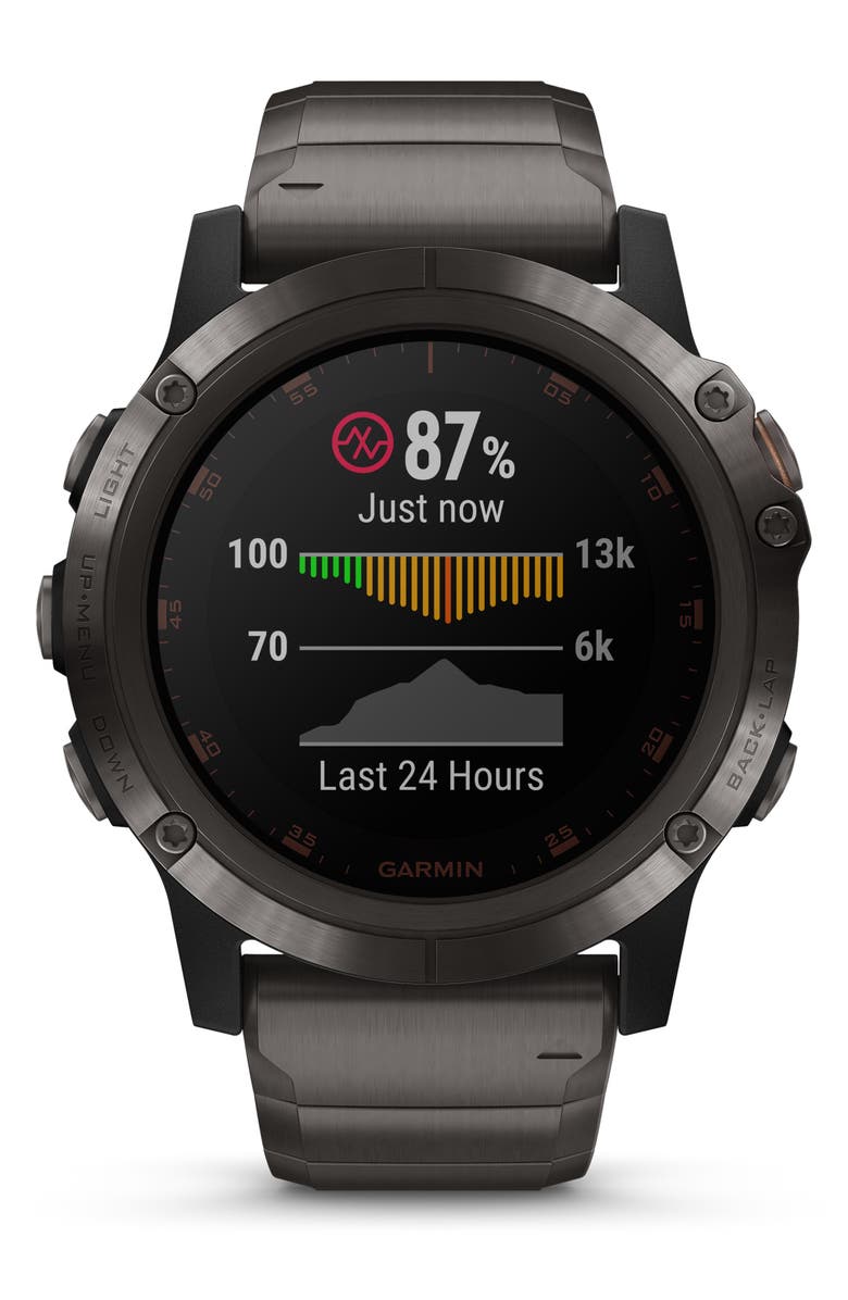 Garmin fenix<sup>®</sup> 5X Plus Sapphire Premium Multisport GPS Watch, 51mm, Alternate, color, 