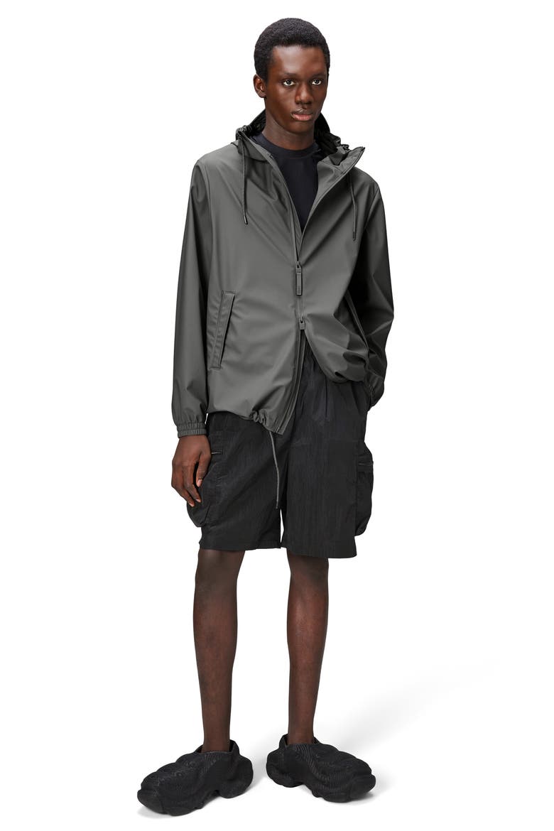 Storm Breaker Waterproof Rain Jacket, Alternate, color, GREY