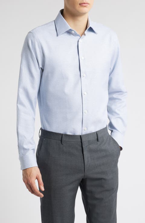 Premium Non-Iron Trim Fit Dress Shirt (Regular, Big & Tall)