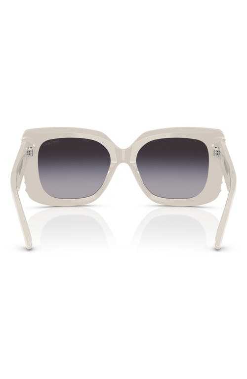 Jimmy Choo 54mm Butterfly Sunglasses In Grey Flash