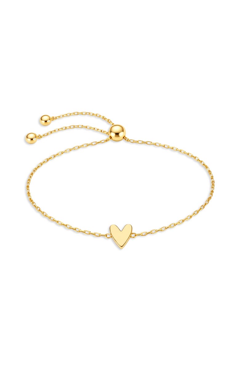 Donatello Gian Gold-Tone Heart Slider Bracelet, Main, color, Gold