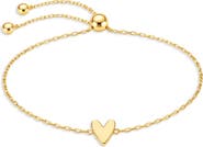 Donatello Gian Gold-Tone Heart Slider Bracelet