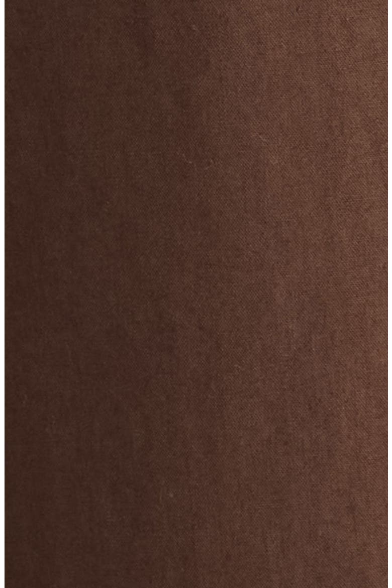 Caspia Organic Cotton Midi Skirt, Alternate, color, CHOC