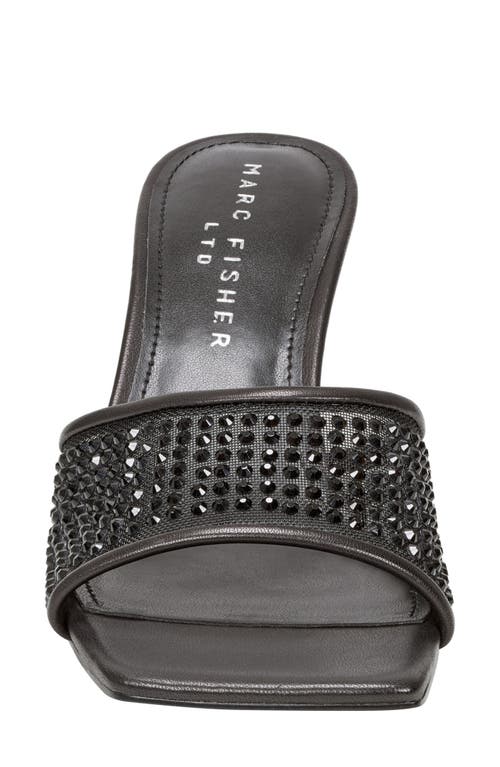 Marc Fisher Ltd Delaney Slide Sandal In Black