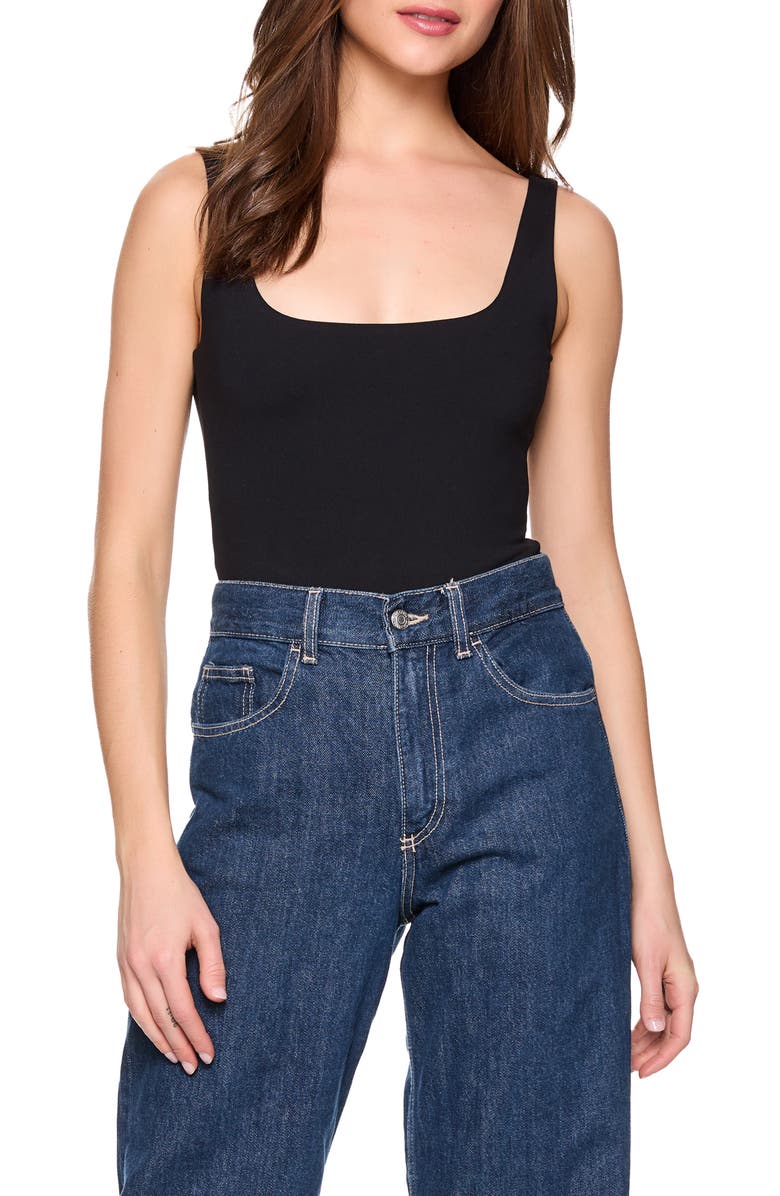 Susana Monaco Low Back Tank Bodysuit, Main, color, 