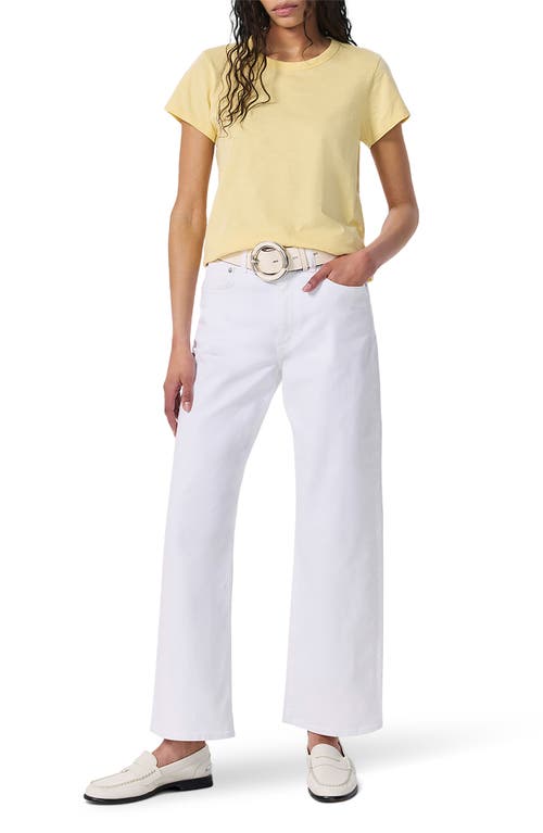Rag & Bone The Slub Organic Pima Cotton T-shirt In Yellow