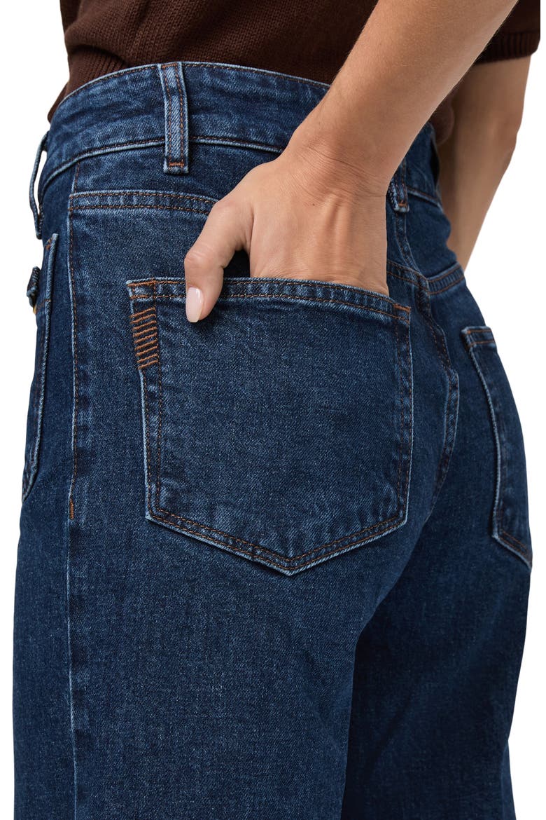 Sasha Patch Pocket High Waist Wide Leg Jeans, Alternate, color, ENFIELD