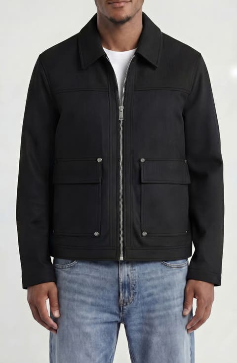 Faux Suede Jacket