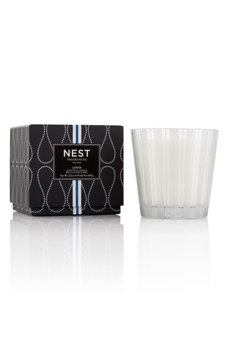 Linen Scented Candle