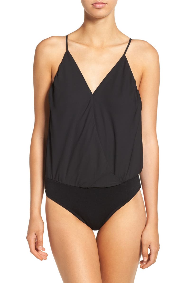 WAYF 'Wrap Me Up' Camisole Bodysuit, Alternate, color, 