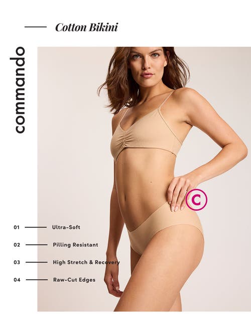 Commando Cotton Bikini In Red