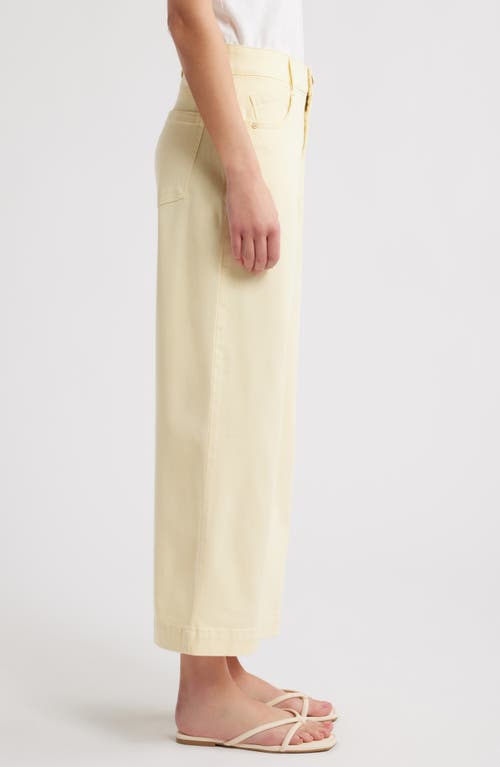 WIT & WISDOM WIT & WISDOM SAM HIGH WAIST ANKLE WIDE LEG TWILL PANTS