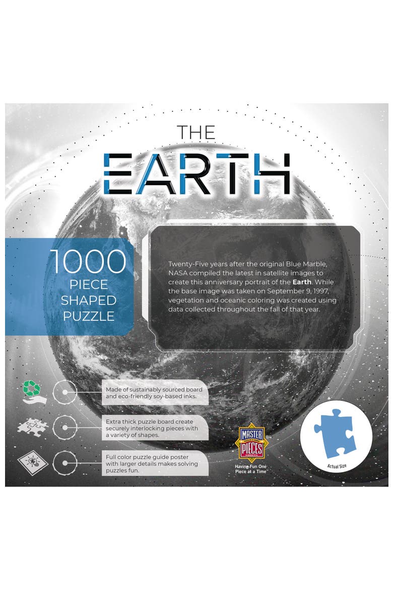 The Earth 1000 Piece Round Jigsaw Puzzle, Alternate, color, Multicolor