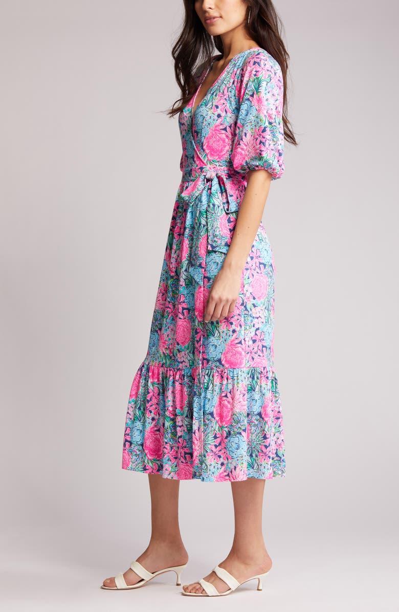 Lilly Pulitzer<sup>®</sup> Brantley Knit Midi Wrap Dress, Alternate, color, 