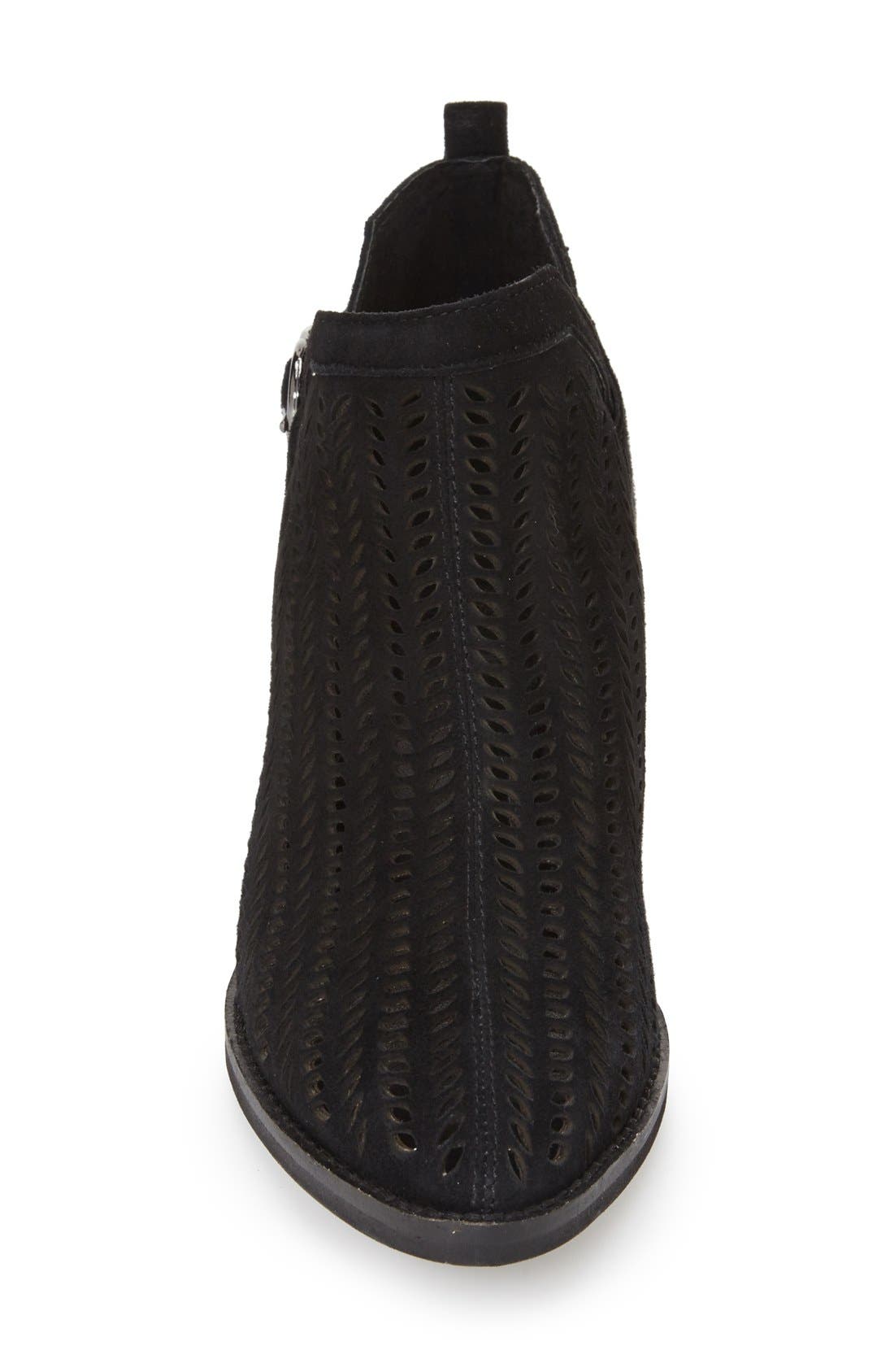 'Campina' Bootie (Women) (Nordstrom Exclusive), Alternate, color, BLACK LEATHER