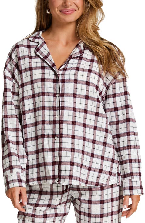 Flannel Pyjama Top