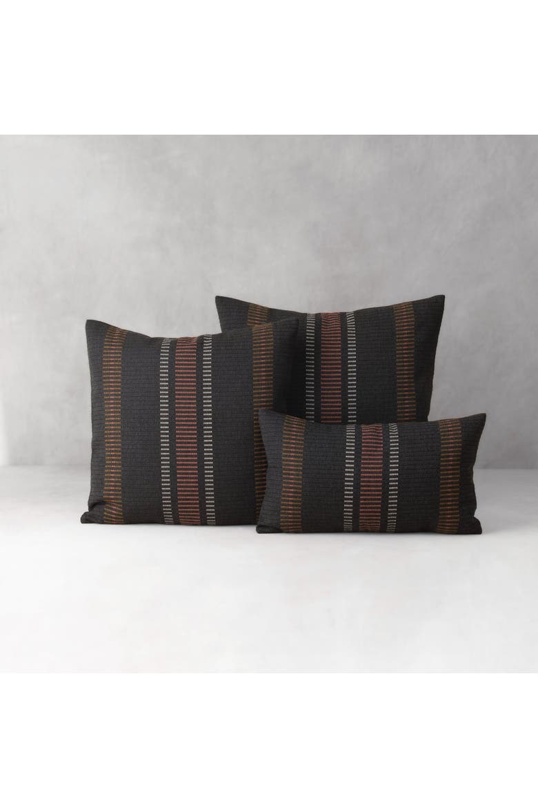 Journey Indoor & Outdoor Woven Accent Pillow, Alternate, color, Earth