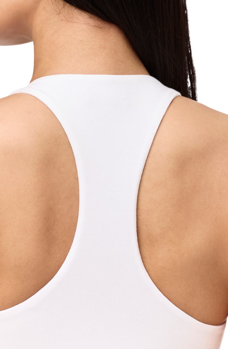 Naked Wardrobe Smooth Tank Maxi Dress, Alternate, color, White