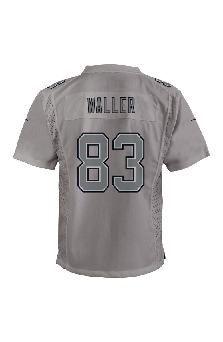 Nike Youth Nike Darren Waller Gray Las Vegas Raiders Atmosphere Game Jersey, Alternate, color, 