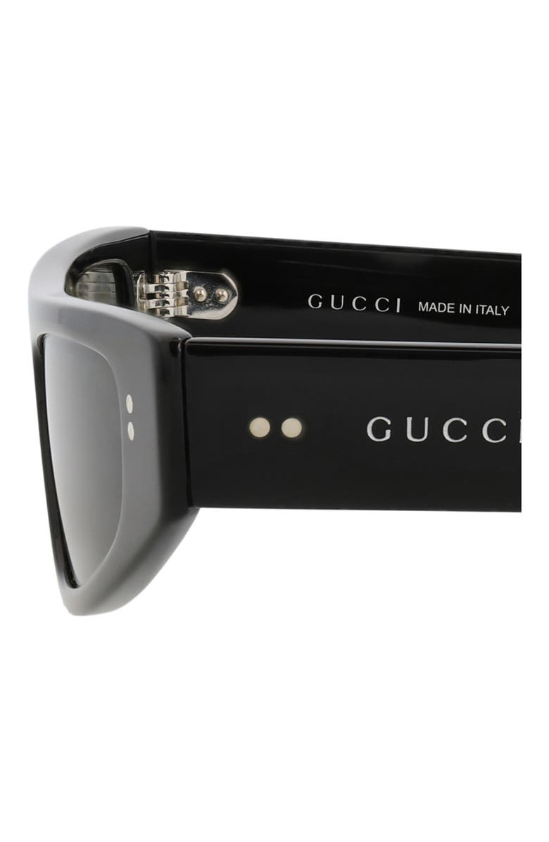 Gucci Novelty Sunglasses, Alternate, color, Black Black Grey