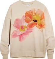 Desigual Floral Graphic Sweatshirt