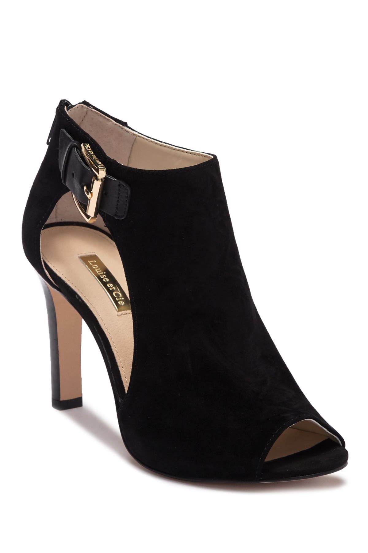 Louise et Cie Olivia Cutout Peep Toe Bootie, Alternate, color, 