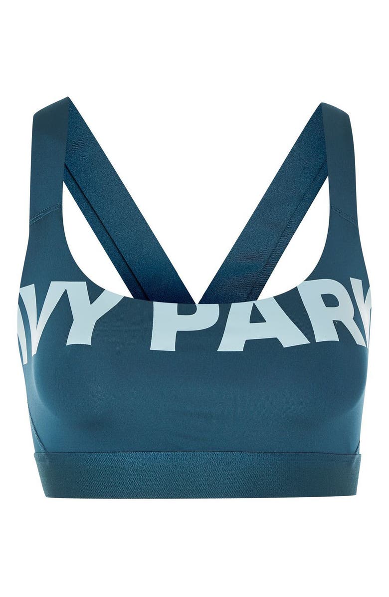 IVY PARK<sup>®</sup> Logo Mesh Sports Bra, Alternate, color,