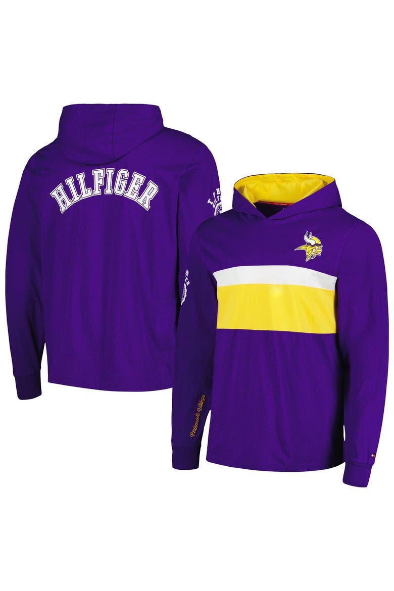 Men's Tommy Hilfiger  Purple Minnesota Vikings Morgan Long Sleeve Hoodie T-Shirt, Main, color, Purple