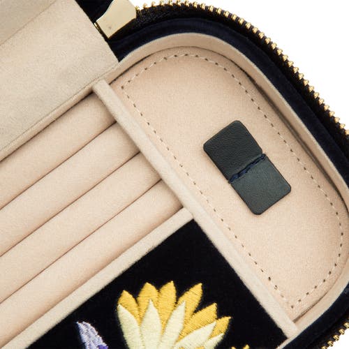 Wolf Zoe Travel Zip Case In Purple