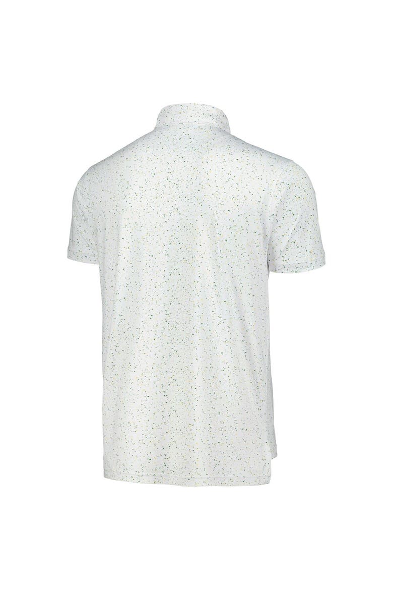 Men's Breezy Golf White WM Phoenix Open Splatter Polo, Alternate, color, White