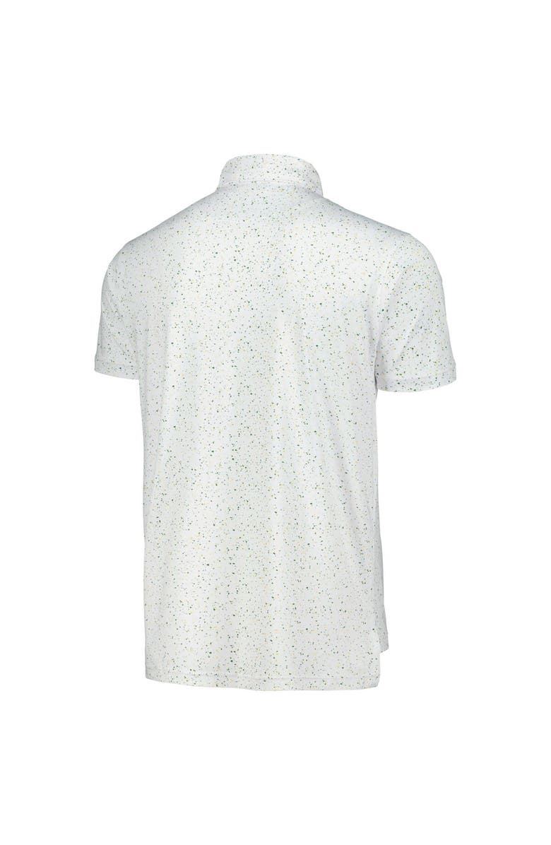 Breezy Golf Men's Breezy Golf White WM Phoenix Open Splatter Polo, Alternate, color, White