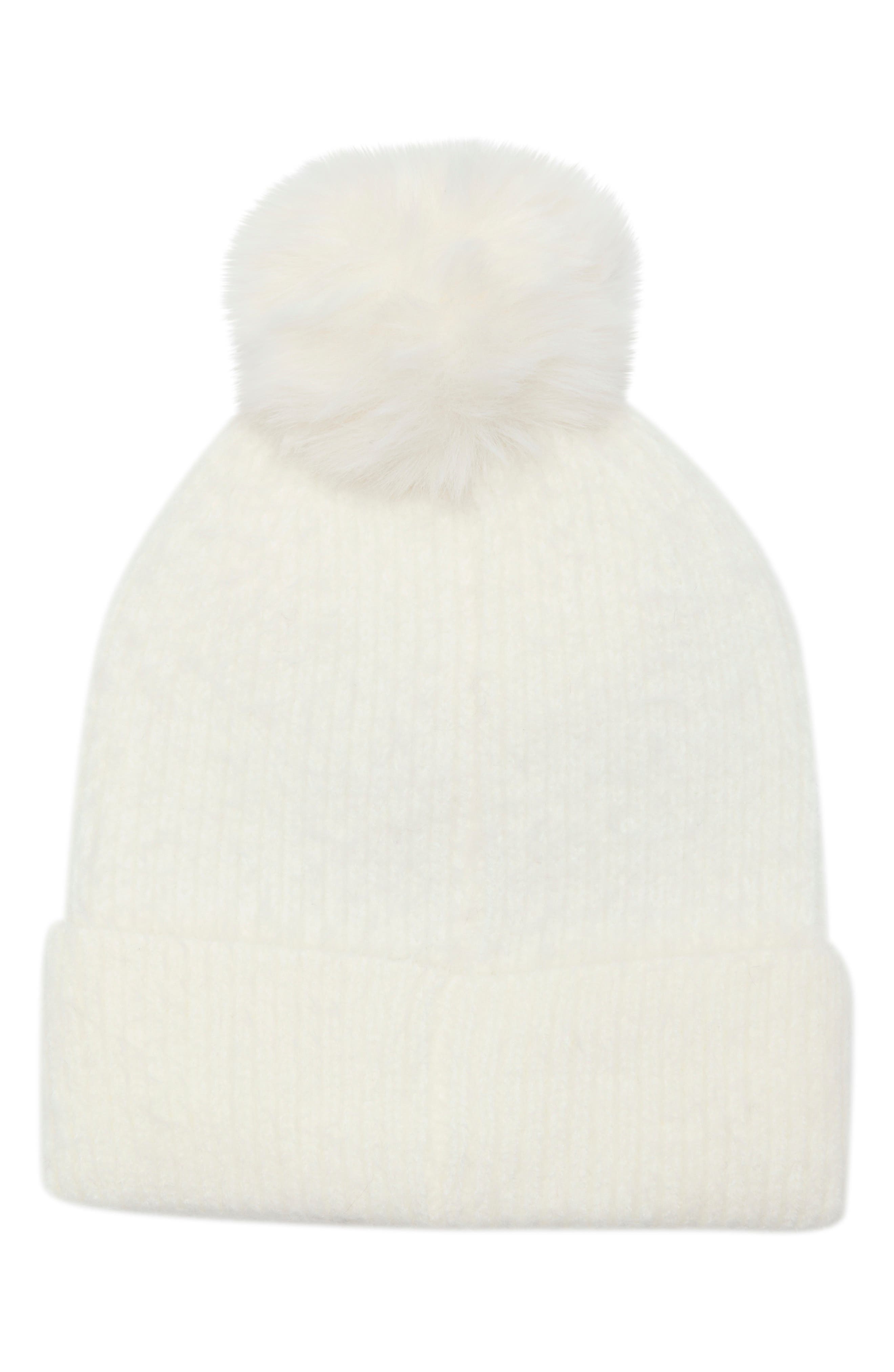 Heart Applique Pom Beanie