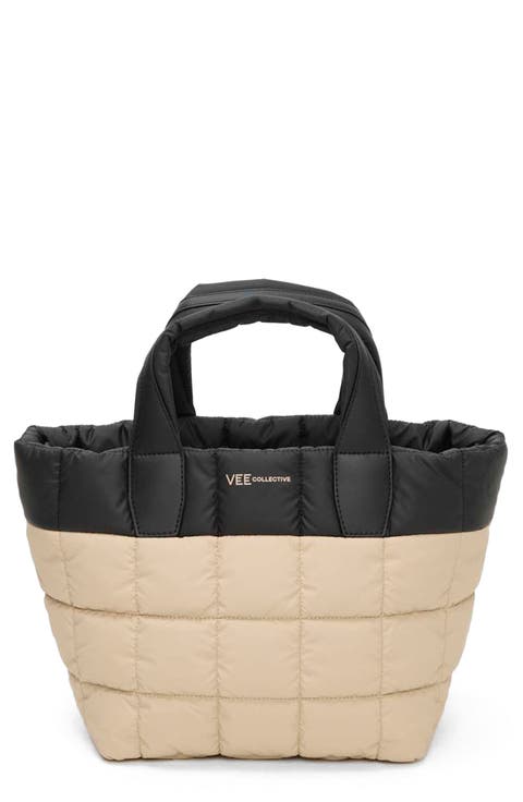 Small Porter Colorblock Recycled Nylon Tote