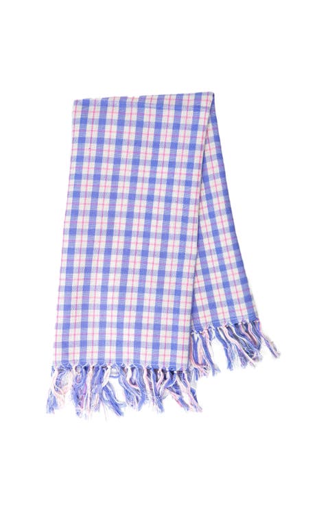 Handwoven Colorful Plaid Cotton Kitchen Towel