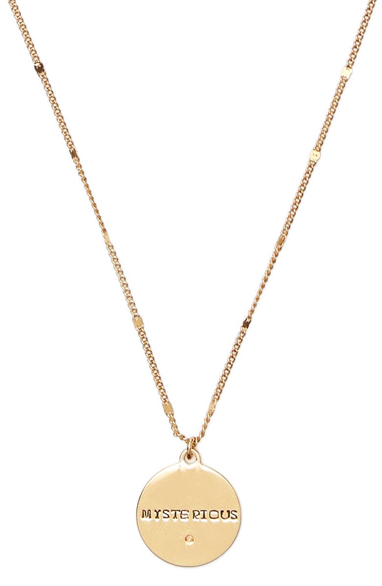 Kate Spade New York zodiac pendant necklace, Alternate, color, 
