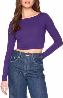 Susana Monaco Scoop Back Crop Top