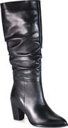 Diba True FRESH RAIN Leather Ruched Knee High Boot