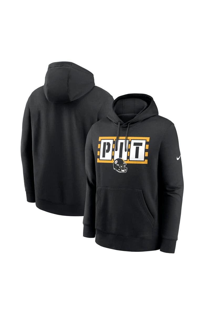 Nike Men's Nike Black Pittsburgh Steelers Hometown Fleece Pullover Hoodie, Main, color, 