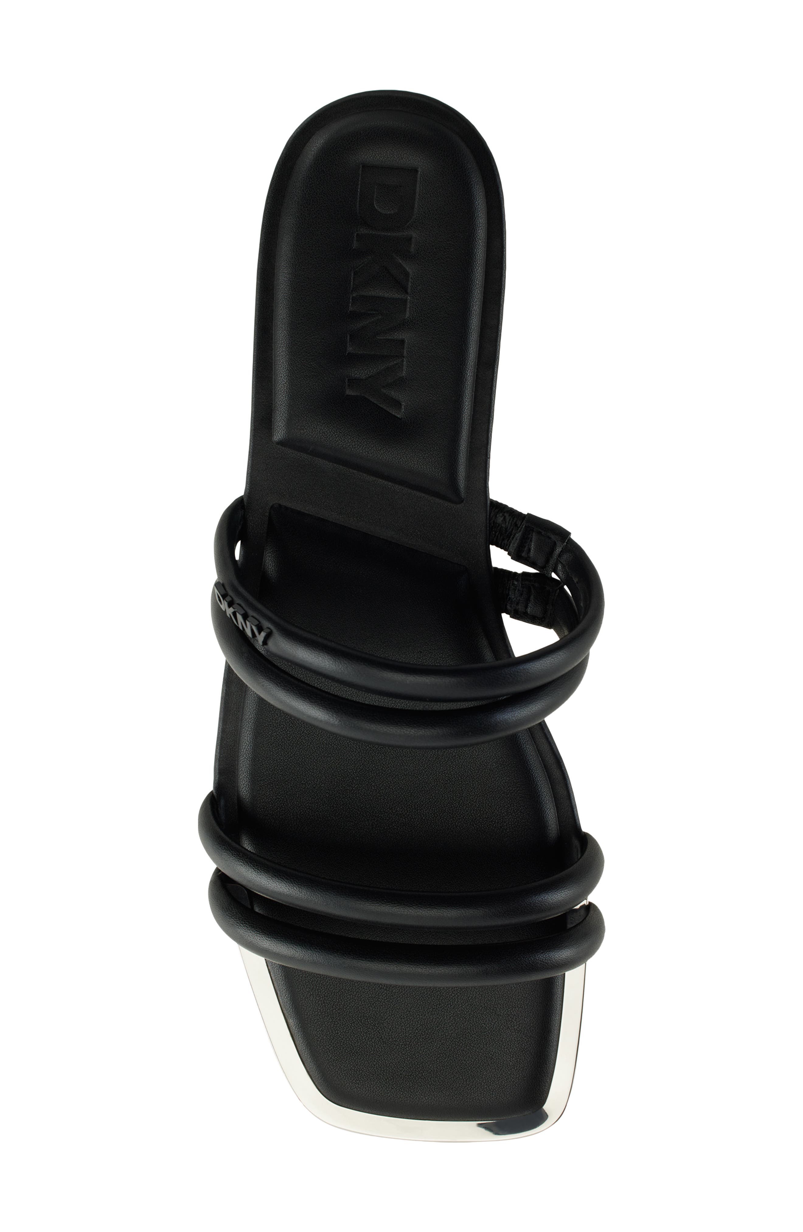 DKNY Square Toe Slide Sandal, Alternate, color, 