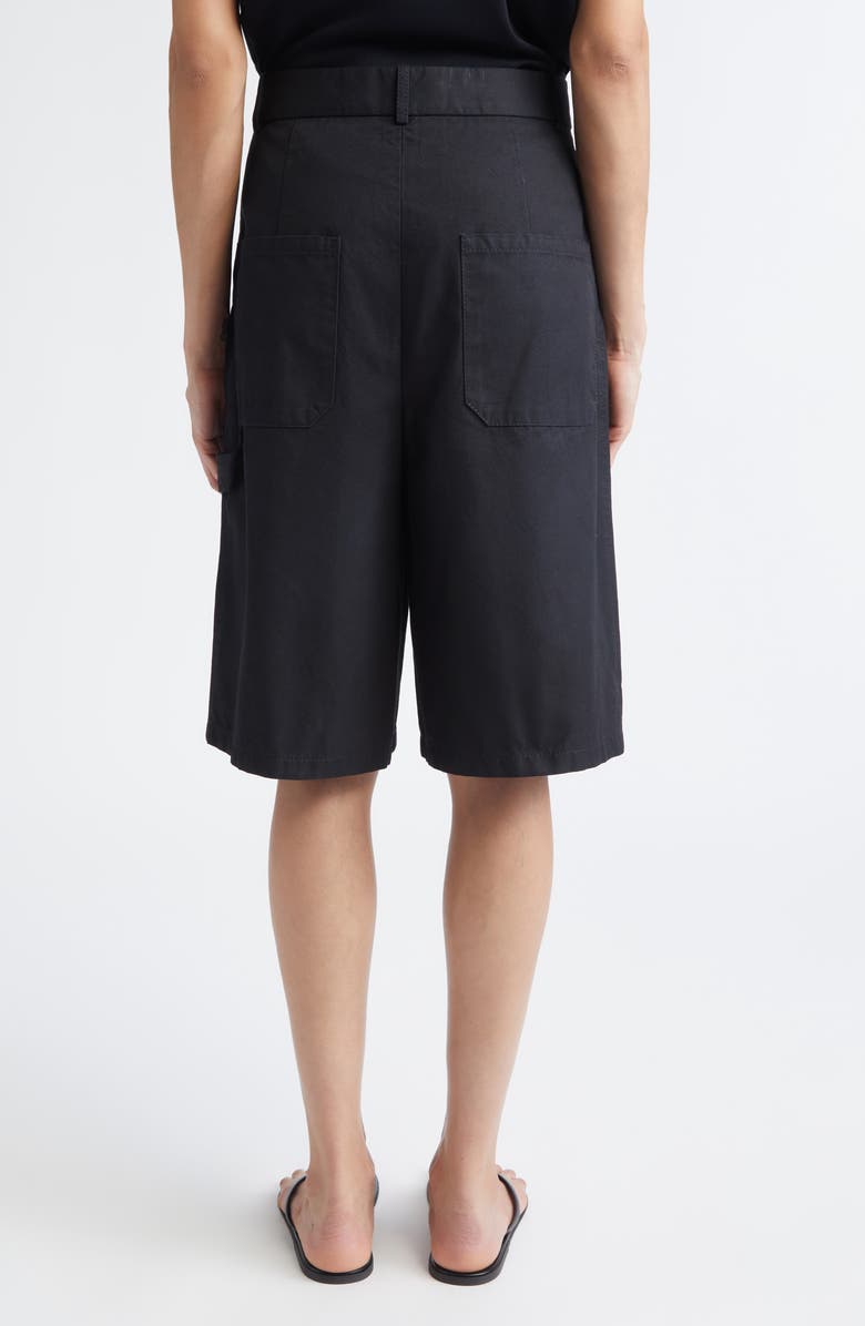 PARTOW Doyer Cotton Shorts, Alternate, color, Black