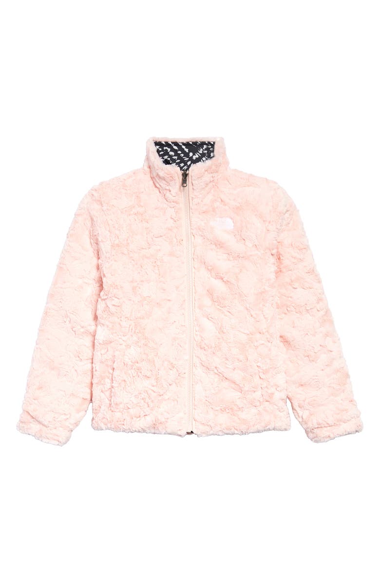 The North Face Kids' Mossbud Swirl Reversible Water Repellent Jacket, Alternate, color, 