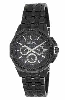 BULOVA Crystal Octava Chronograph Bracelet Watch, 41.5mm