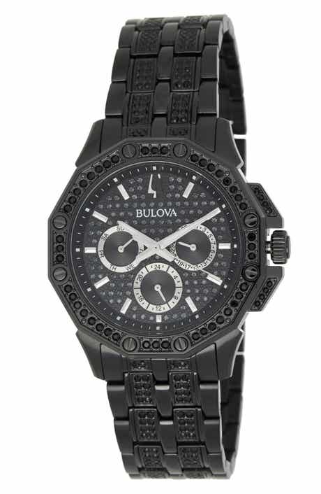 BULOVA Crystal Octava Chronograph Bracelet Watch, 41.5mm