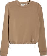 MPG Dreamweave Recycled Polyester Blend Crop Sweatshirt