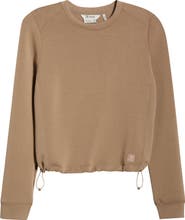 MPG Dreamweave Recycled Polyester Blend Crop Sweatshirt