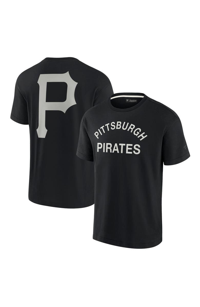 Fanatics Signature Unisex Fanatics Black Pittsburgh Pirates Elements Super Soft Short Sleeve T-Shirt, Main, color, Black