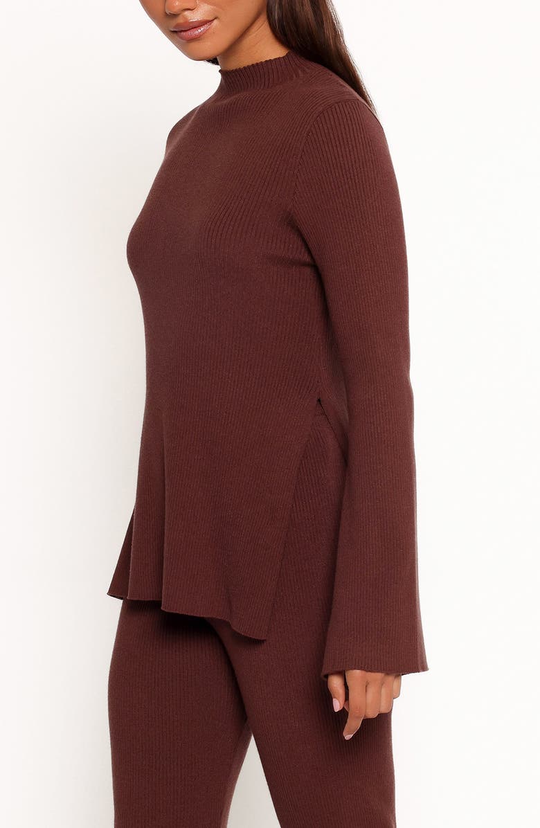 Petal & Pup Adrienne Knit Top, Alternate, color, Chocolate