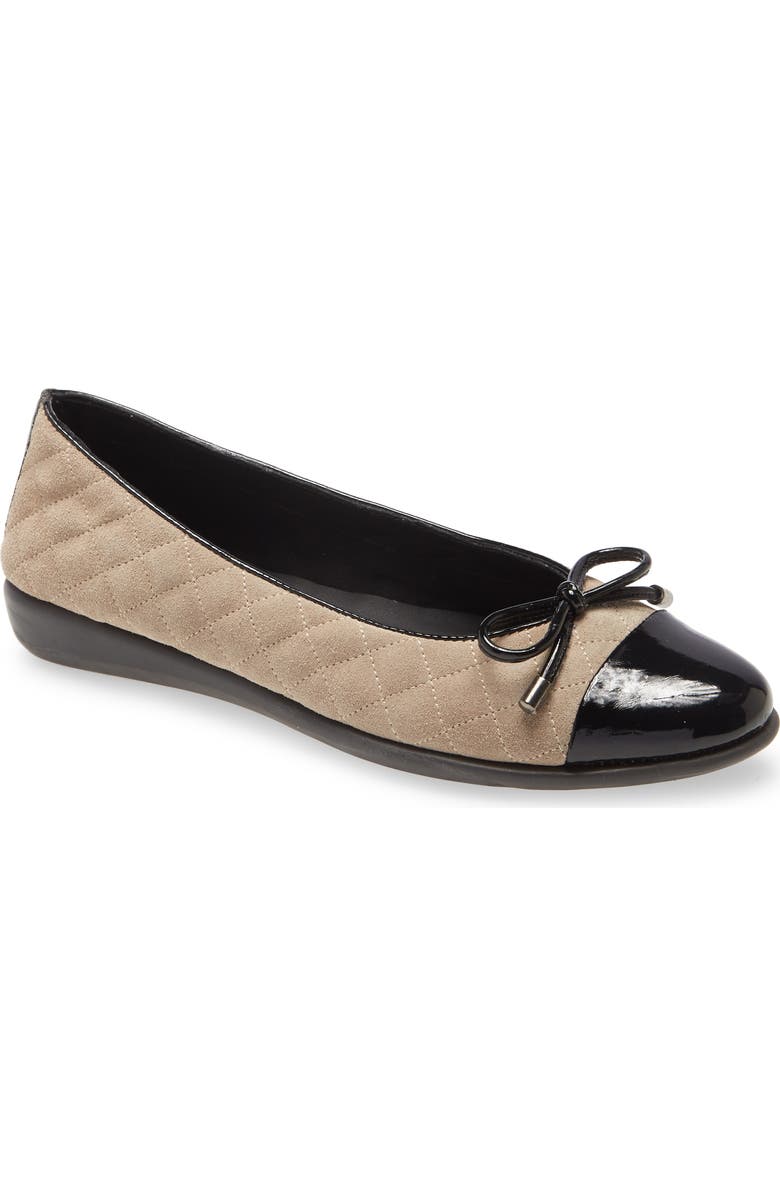 The FLEXX Riseco Quilted Ballet Flat, Main, color,