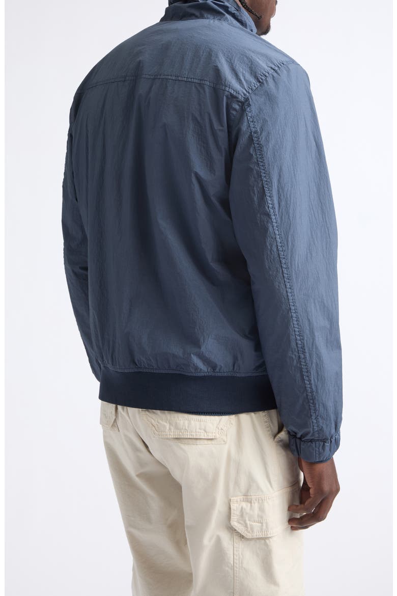 Crinkle Reps Nylon Hooded Jacket, Alternate, color, V002E SLATE BLUE