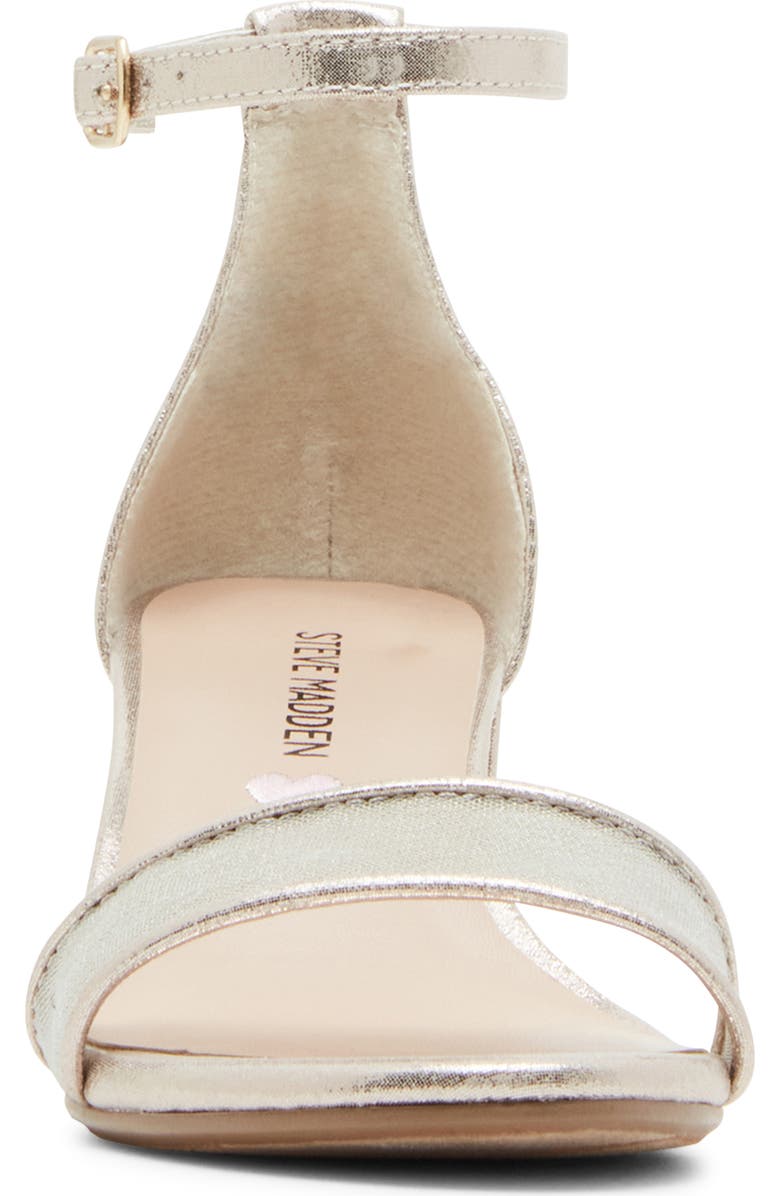 Steve Madden JCarrson Ankle Strap Sandal, Alternate, color, Gold Mesh